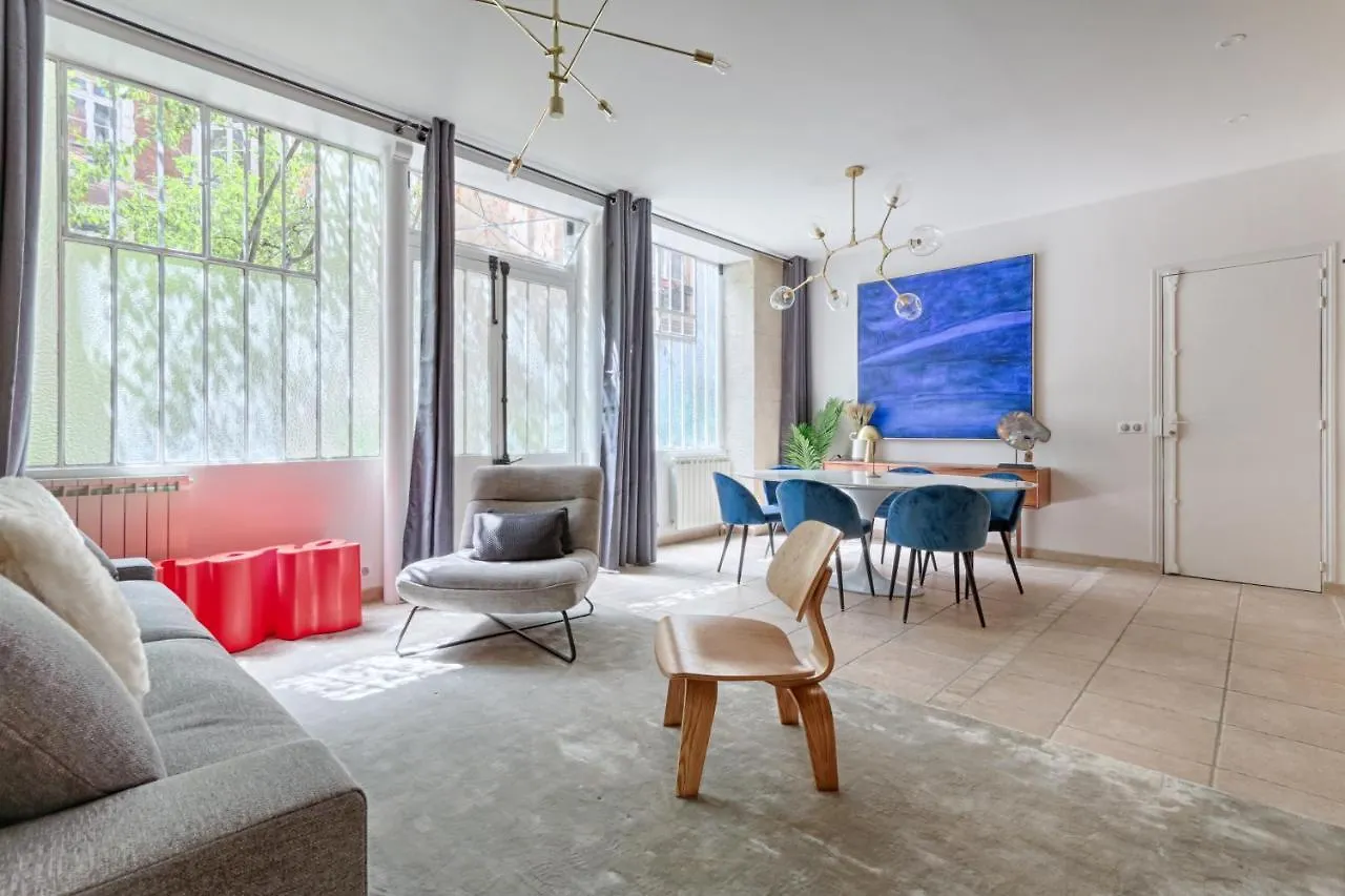 Splendid Parisian Flat 5P - Montorgueil Apartment France
